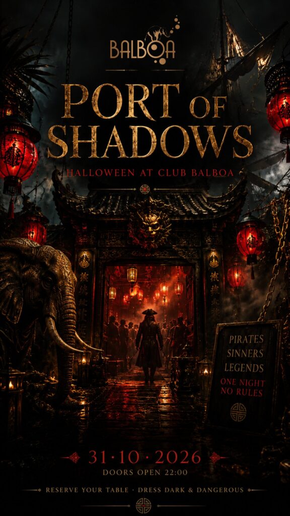 Port of Shadows – Halloween – Flyer, Club Balboa Salzburg